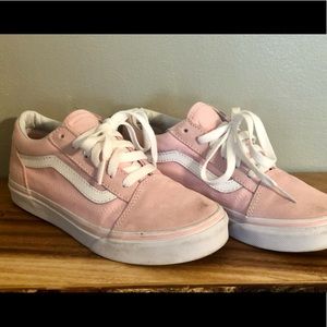 Girls Soft Pink VANS size 3